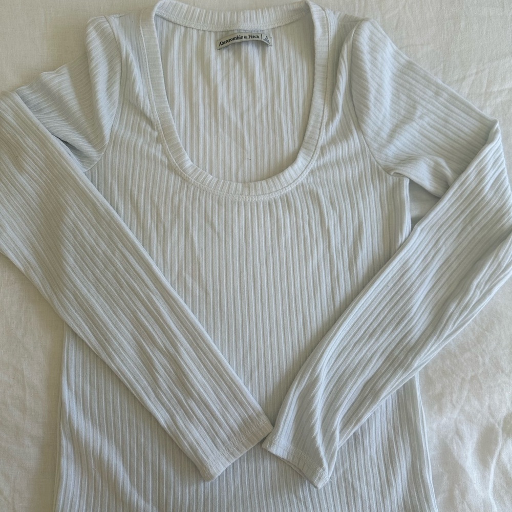 Abercrombie Ribbed Long Sleeve Top